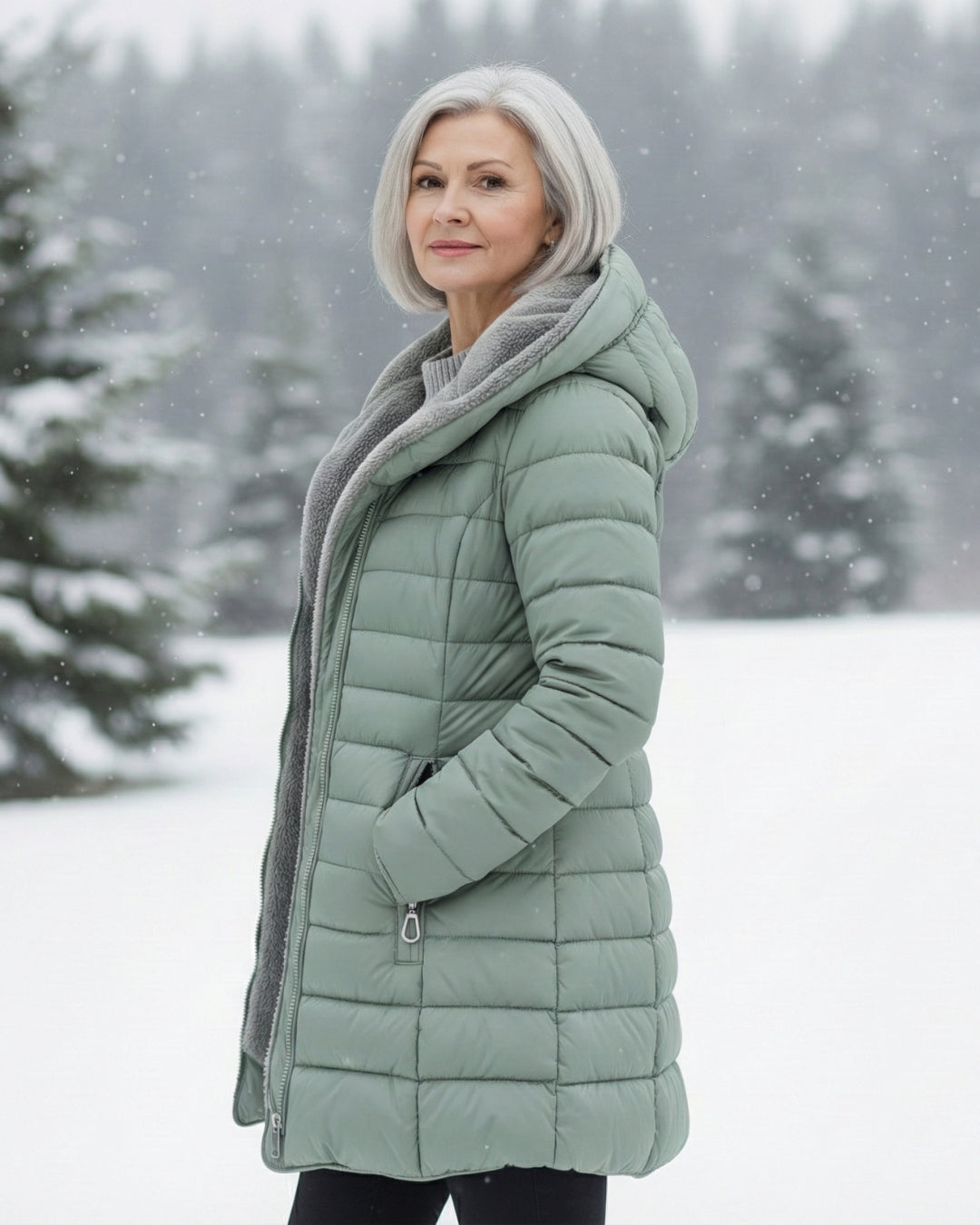 Rebecca – Padded Winter Coat with Hood