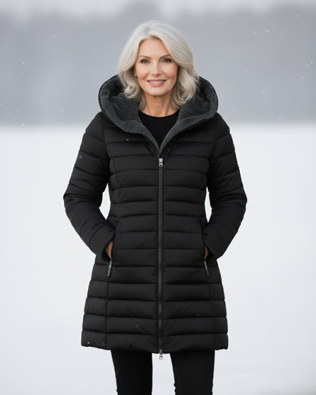 Rebecca – Padded Winter Coat with Hood