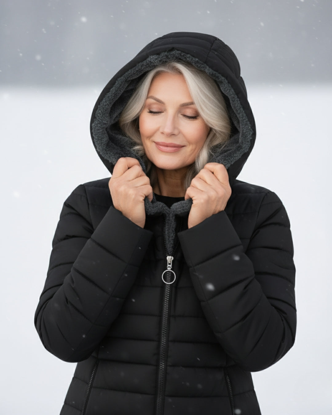 Rebecca – Padded Winter Coat with Hood