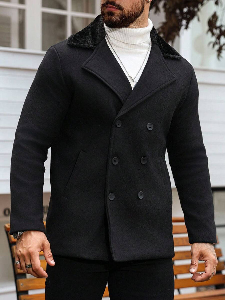 Men’s Classic Double-Breasted Coat