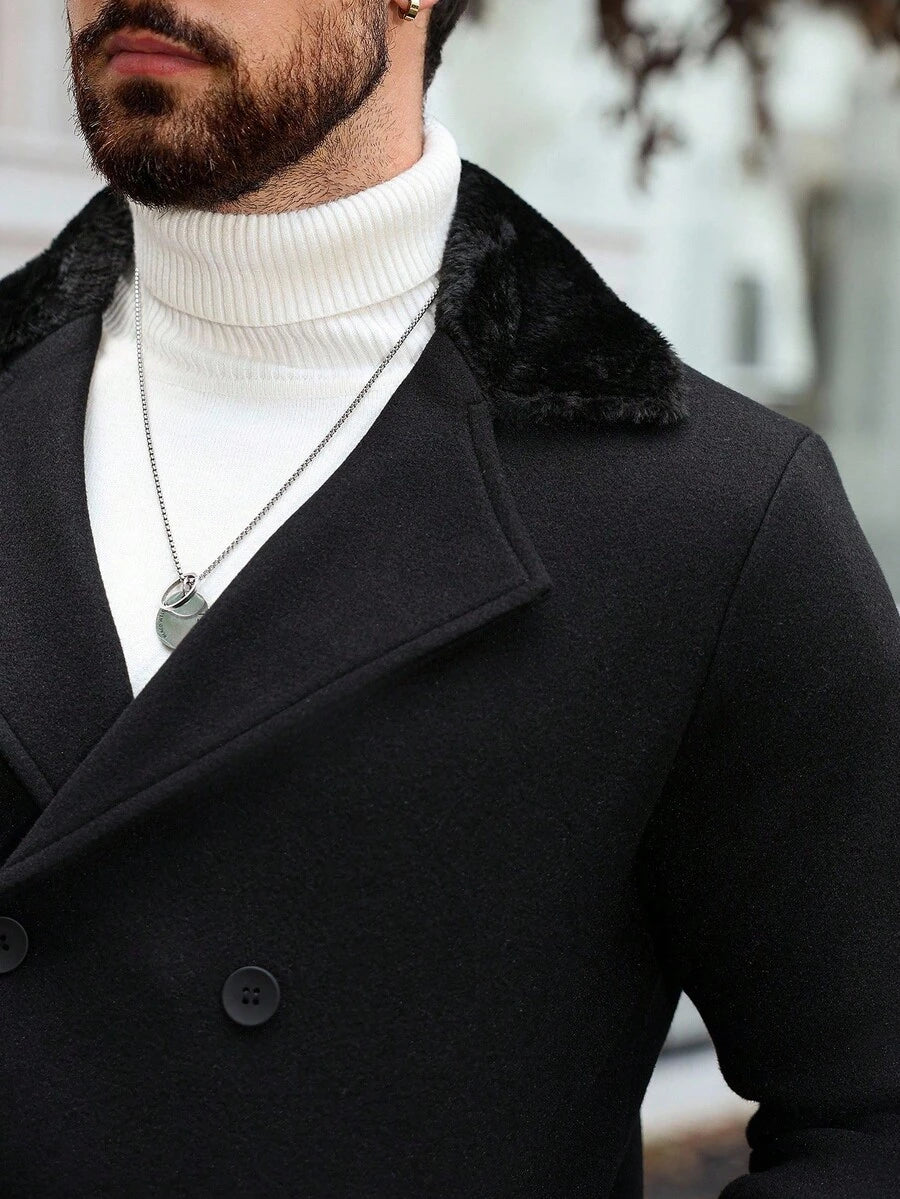 Men’s Classic Double-Breasted Coat