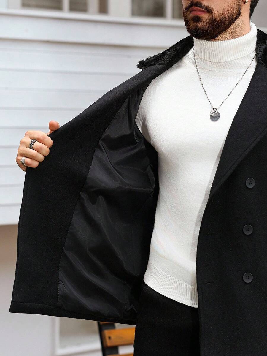 Men’s Classic Double-Breasted Coat