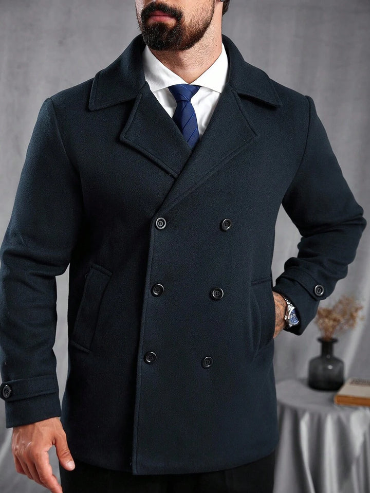 Men’s Classic Double-Breasted Coat