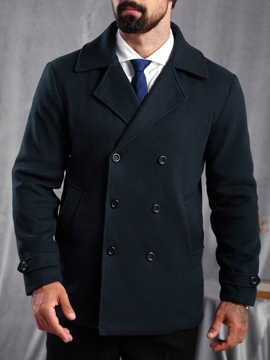 Men’s Classic Double-Breasted Coat