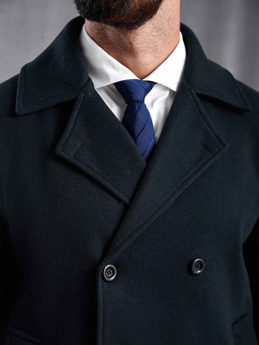 Men’s Classic Double-Breasted Coat
