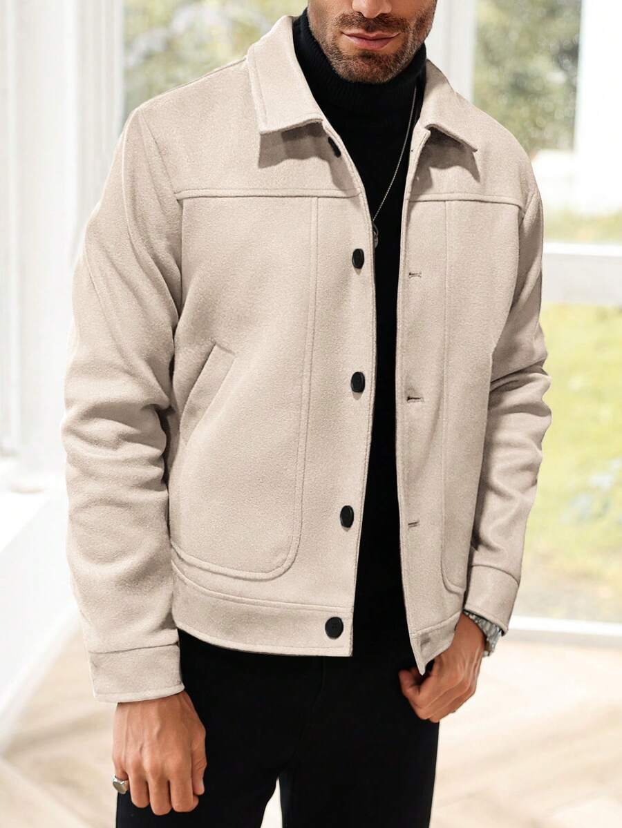 Men's Woolen Short Jacket