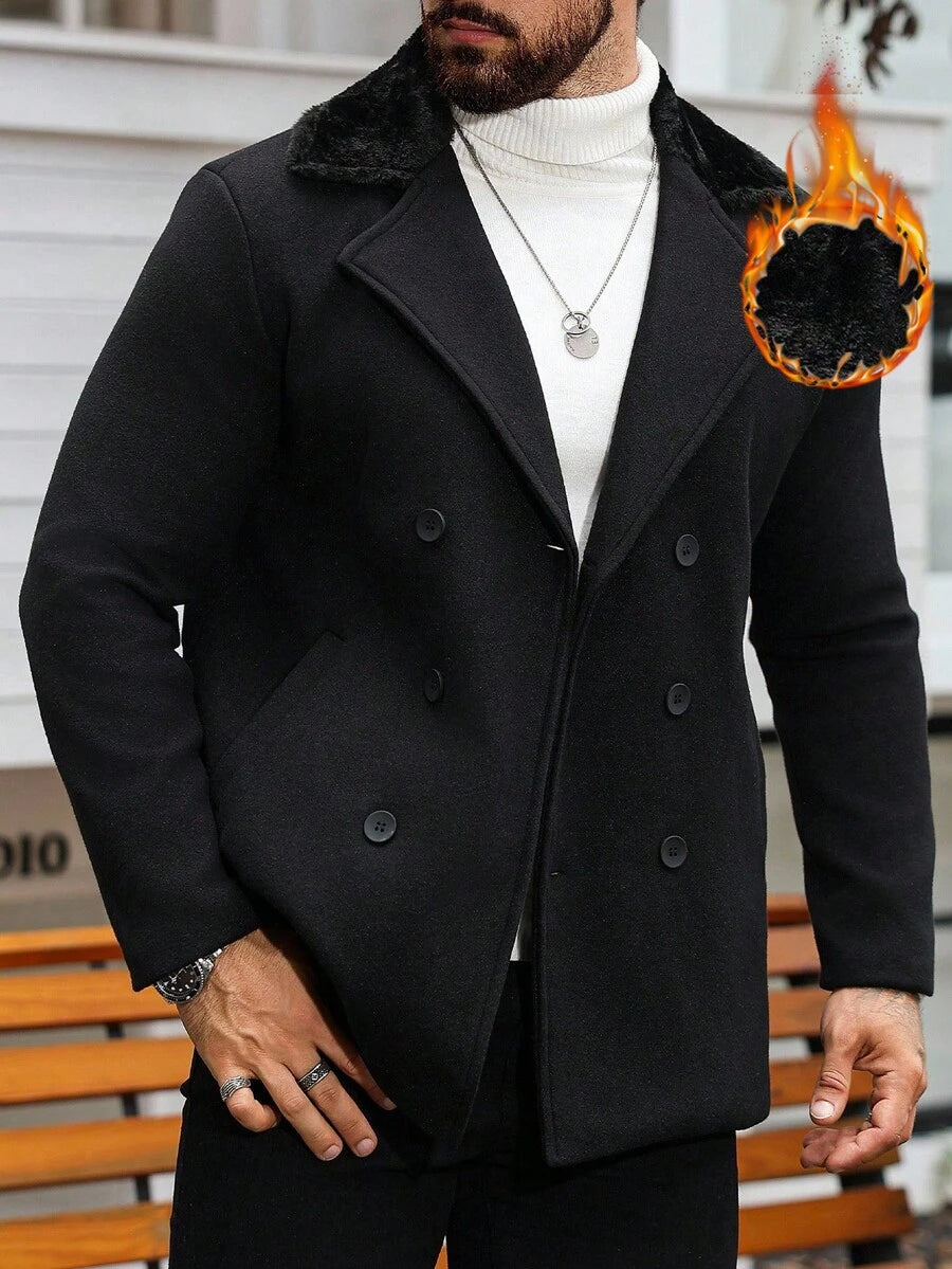 Men’s Classic Double-Breasted Coat