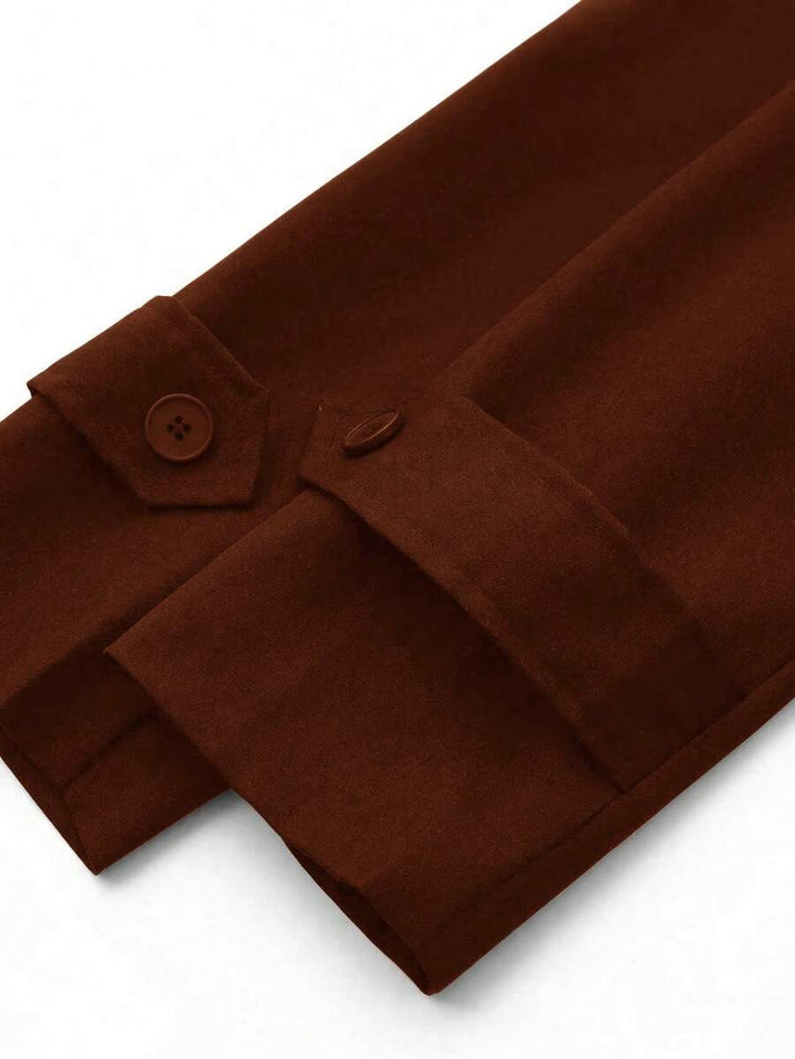 Women's Navy Blue Lace Up Windbreaker