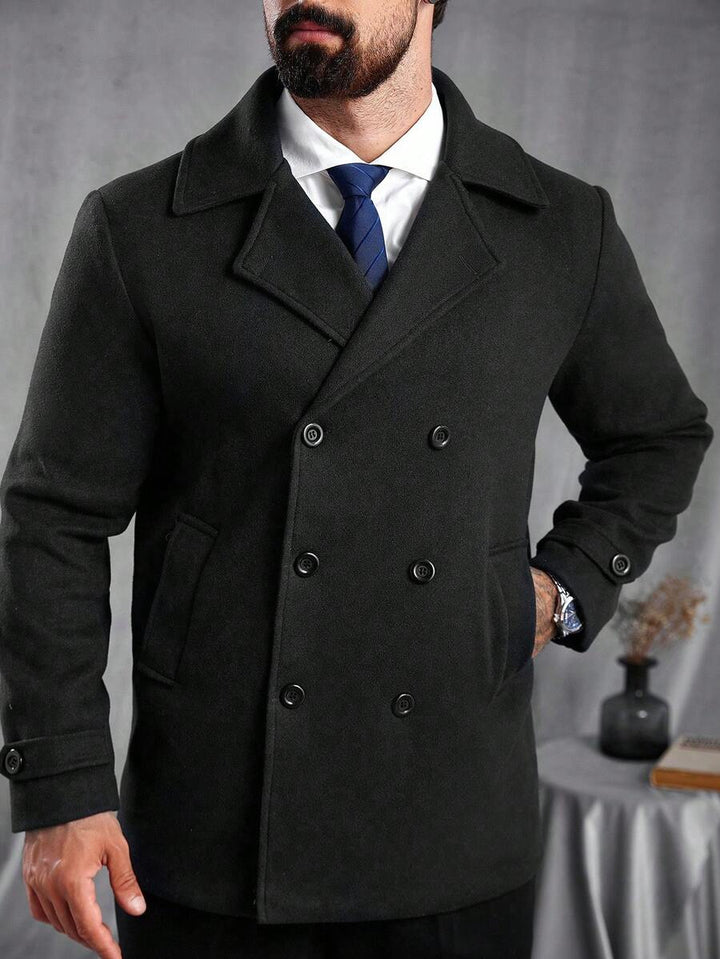 Men’s Classic Double-Breasted Coat