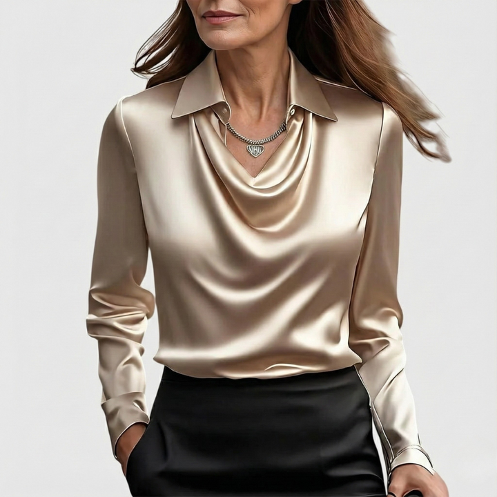 Brooklyn | Comfortable and Elegant Satin Blouse