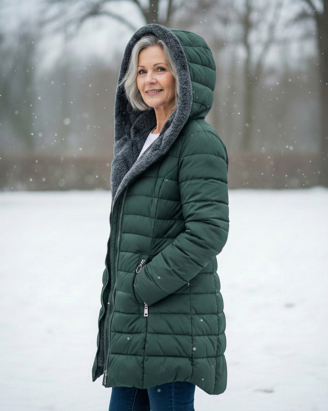 Rebecca – Padded Winter Coat with Hood