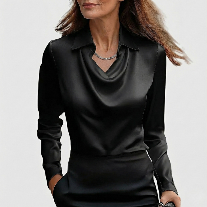 Brooklyn | Comfortable and Elegant Satin Blouse