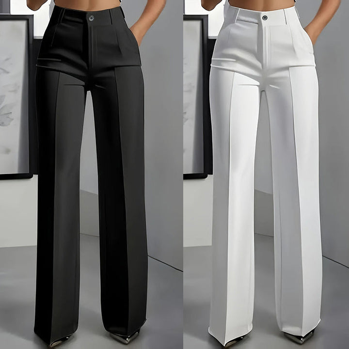High-Waist Tailored Pants for Women