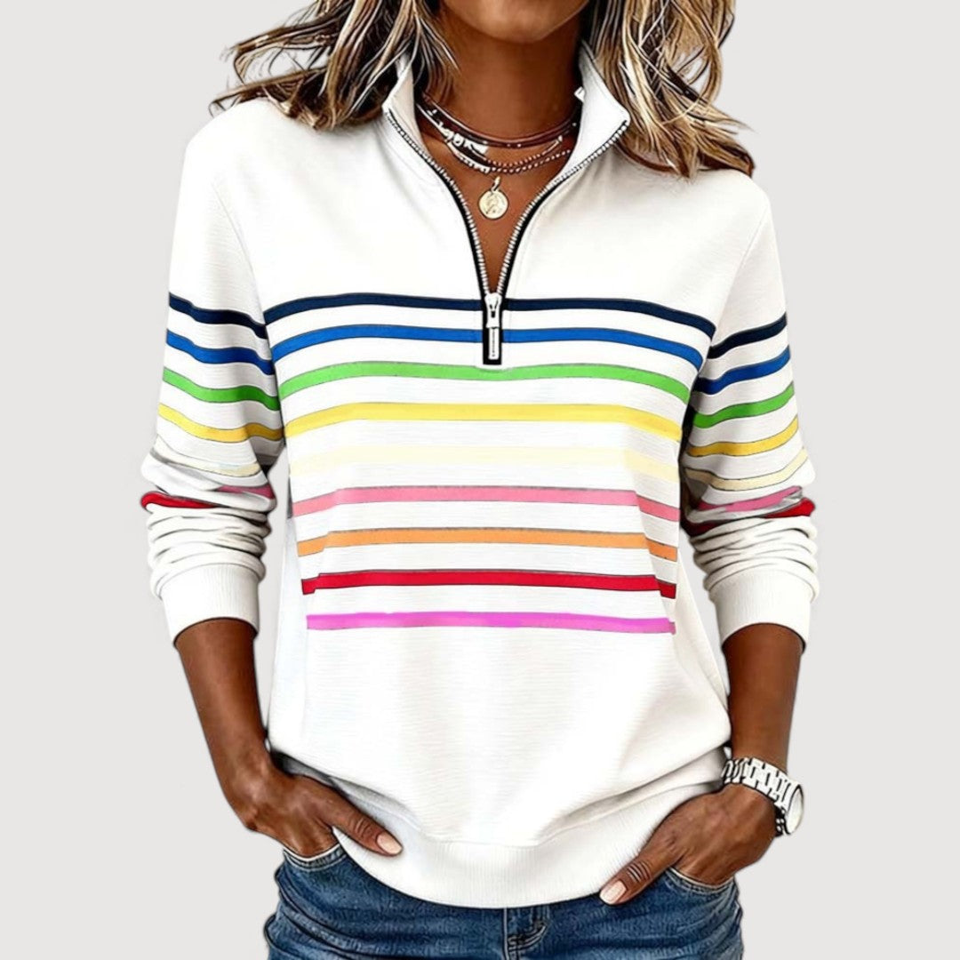 LAICA RELAXED ZIP TOP