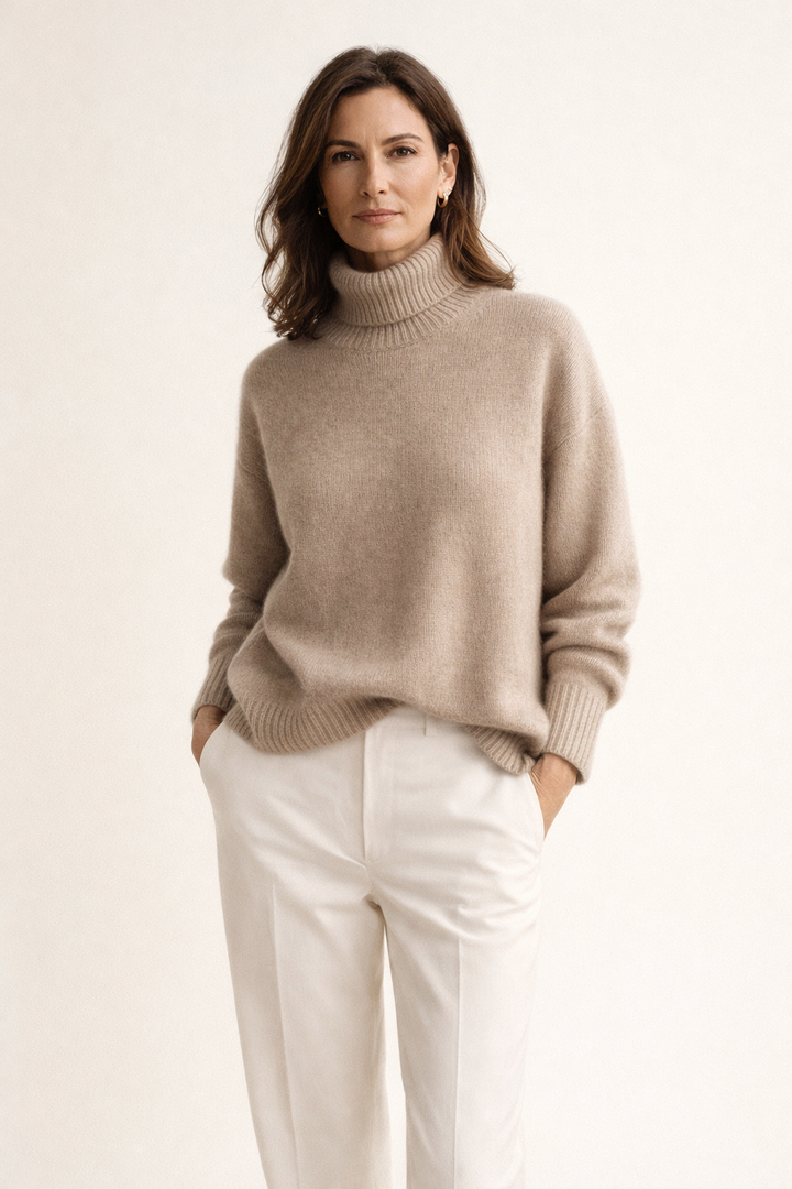 Soft Blend Turtleneck Sweater
