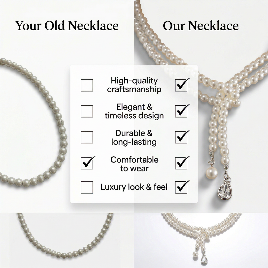 Pearl Lariat Necklace
