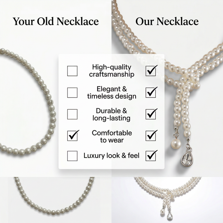 Pearl Lariat Necklace