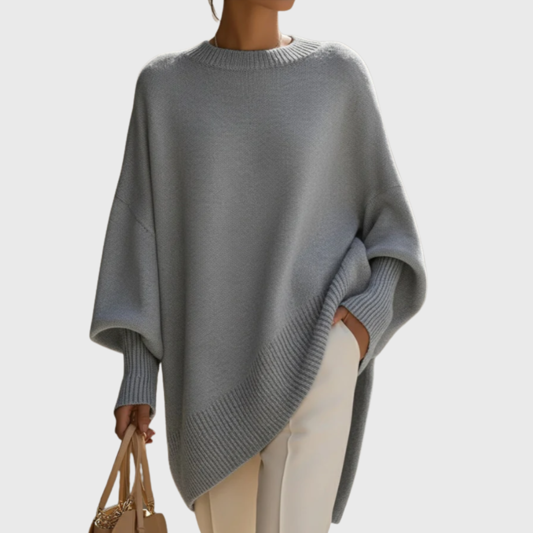 Livia I oversized poncho-sweater