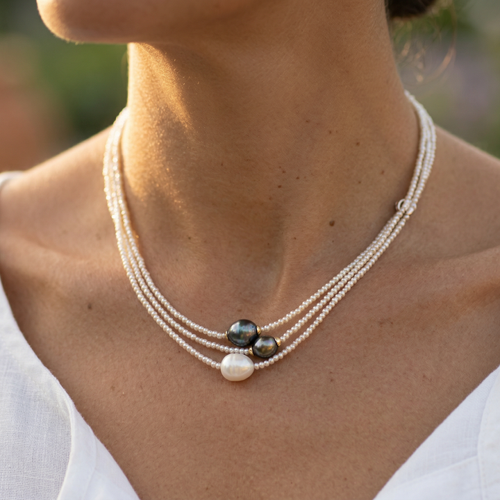 Vintage Natural Pearl Necklace