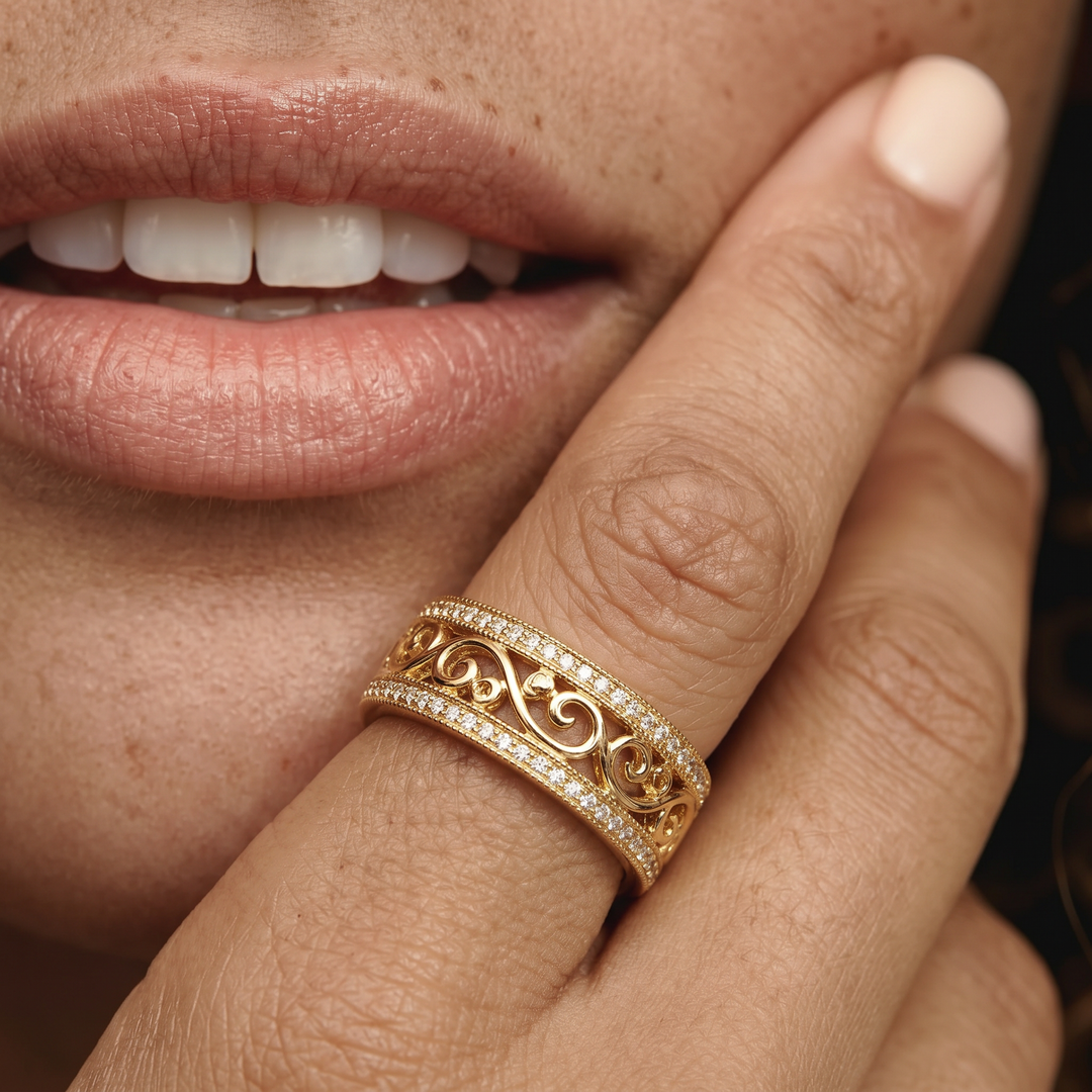 The Graceful Bloom Ring