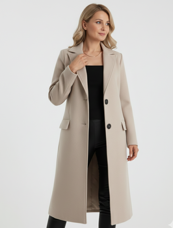 Moa™ | Elegant Long Coat with Timeless Style