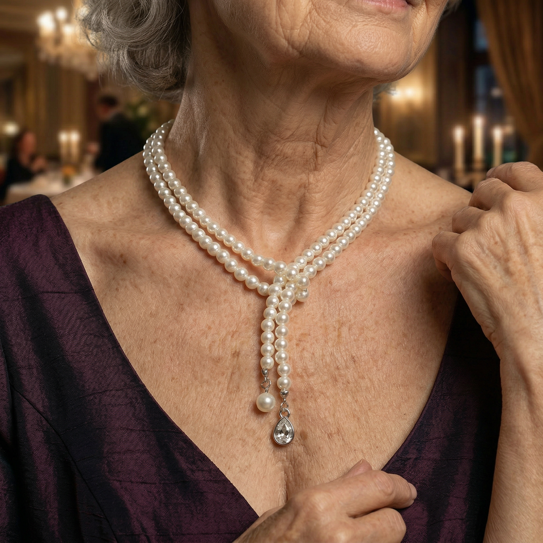 Pearl Lariat Necklace