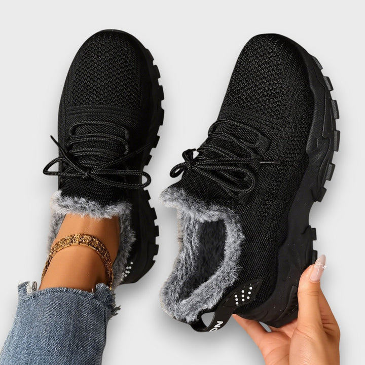 Betty – Comfortable Lace-Up Winter Sneakers