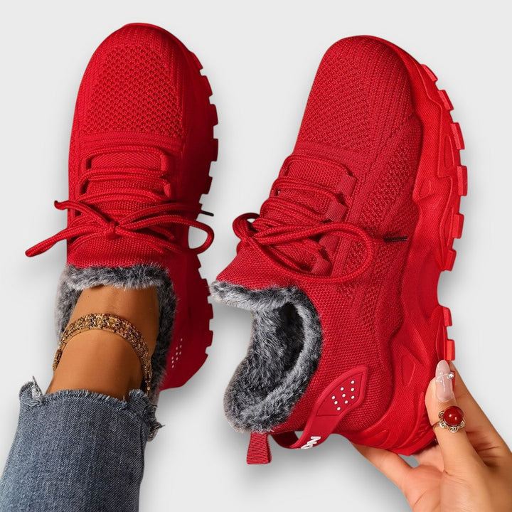 Betty – Comfortable Lace-Up Winter Sneakers