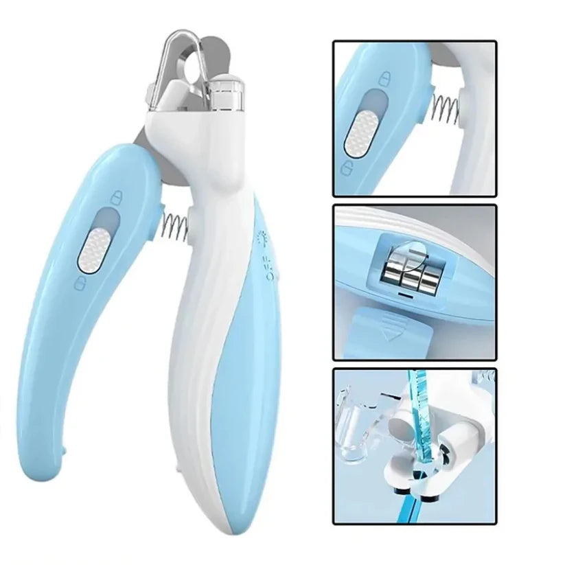 Professional Pet Nail Trimmer with LED Light