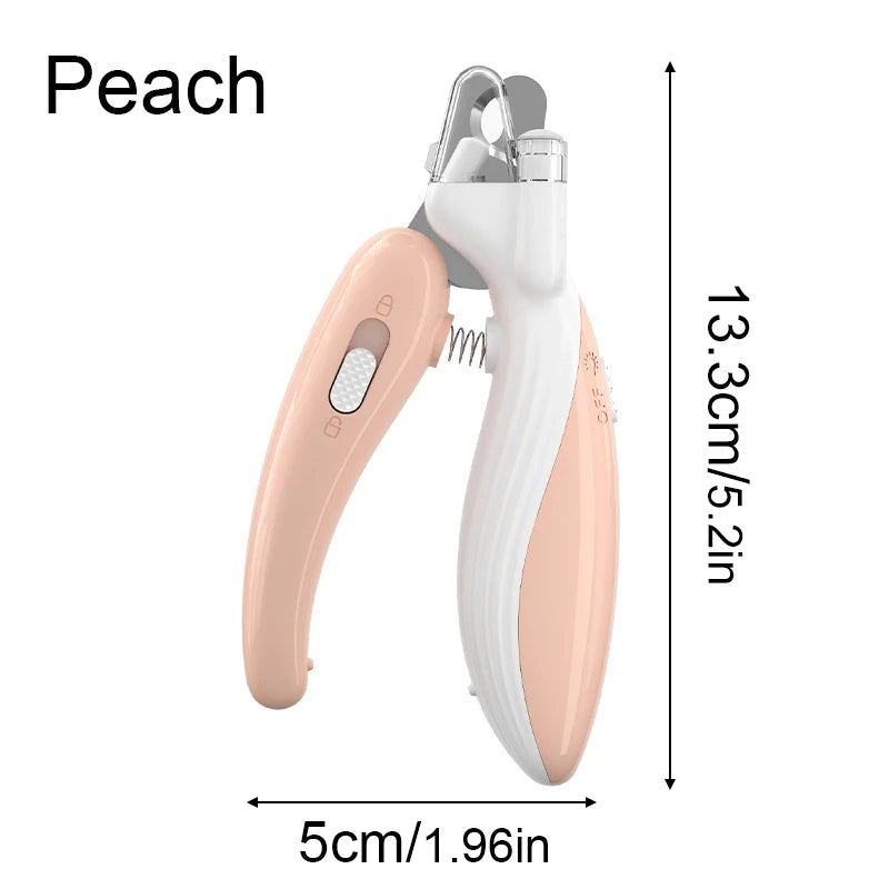 Professional Pet Nail Trimmer with LED Light