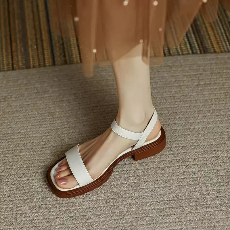 LINDY | ELEGANT LEATHER SANDALS
