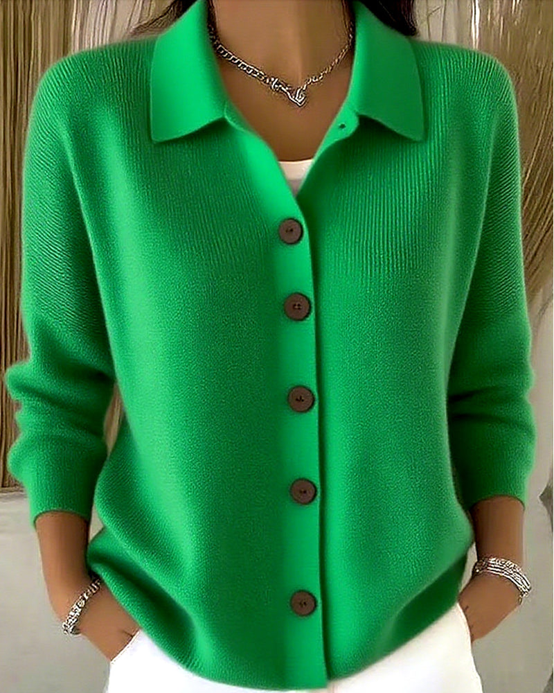 Classic Casual Button Knit Cardigan