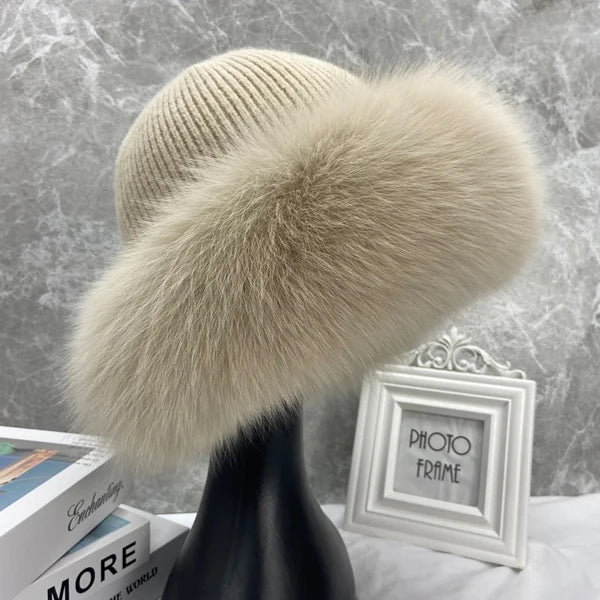Celeste™ Fox Fur Beanie
