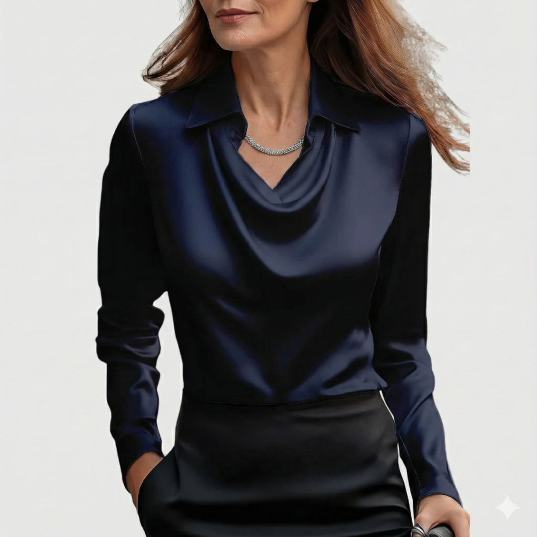 Brooklyn | Comfortable and Elegant Satin Blouse