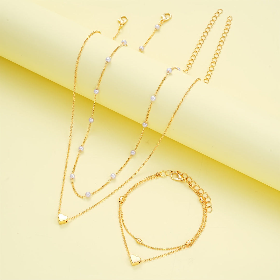 Elegant Minimalist Necklace & Bracelet Set
