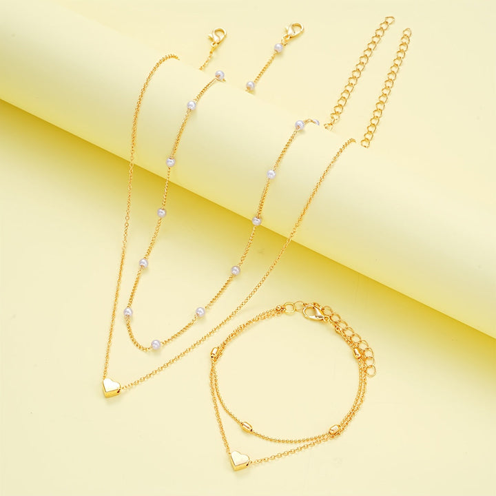 Elegant Minimalist Necklace & Bracelet Set