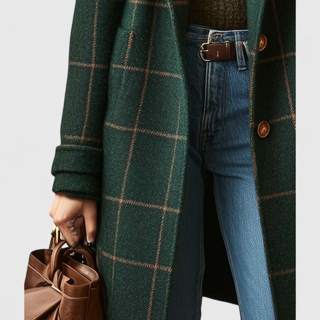 Fiona – Classic Check Coat