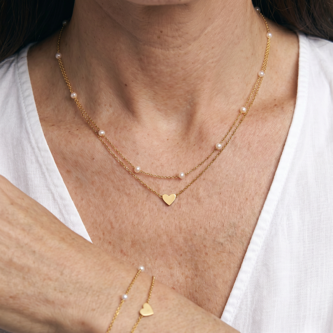 Elegant Minimalist Necklace & Bracelet Set