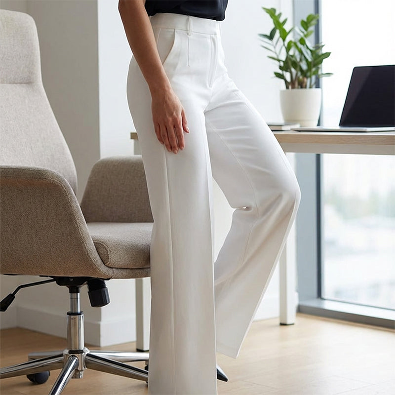 High-Waist Tailored Pants for Women