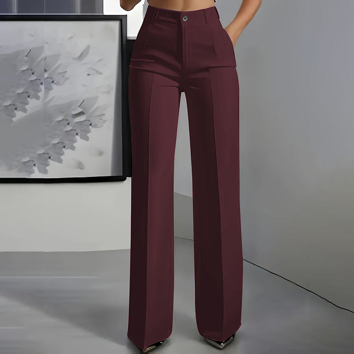 High-Waist Tailored Pants for Women