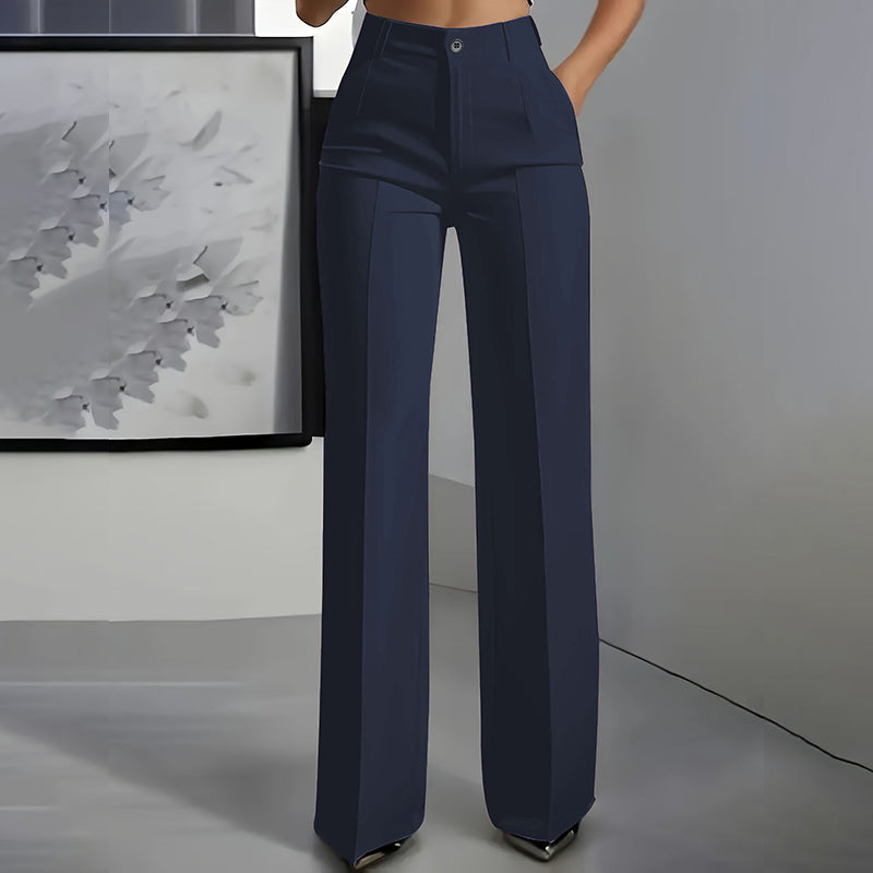 High-Waist Tailored Pants for Women