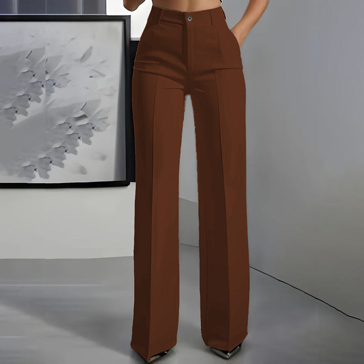High-Waist Tailored Pants for Women