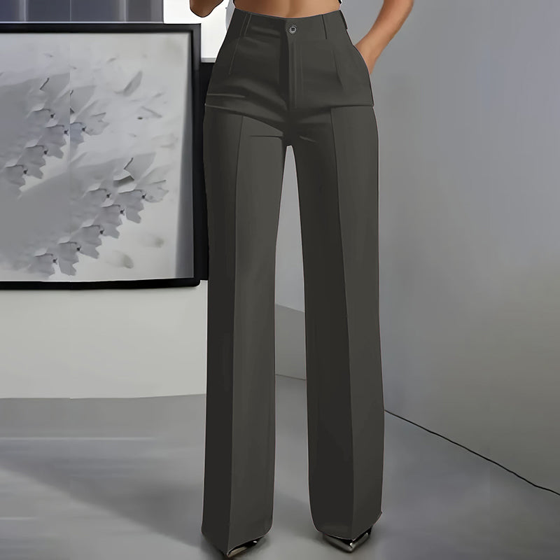 High-Waist Tailored Pants for Women