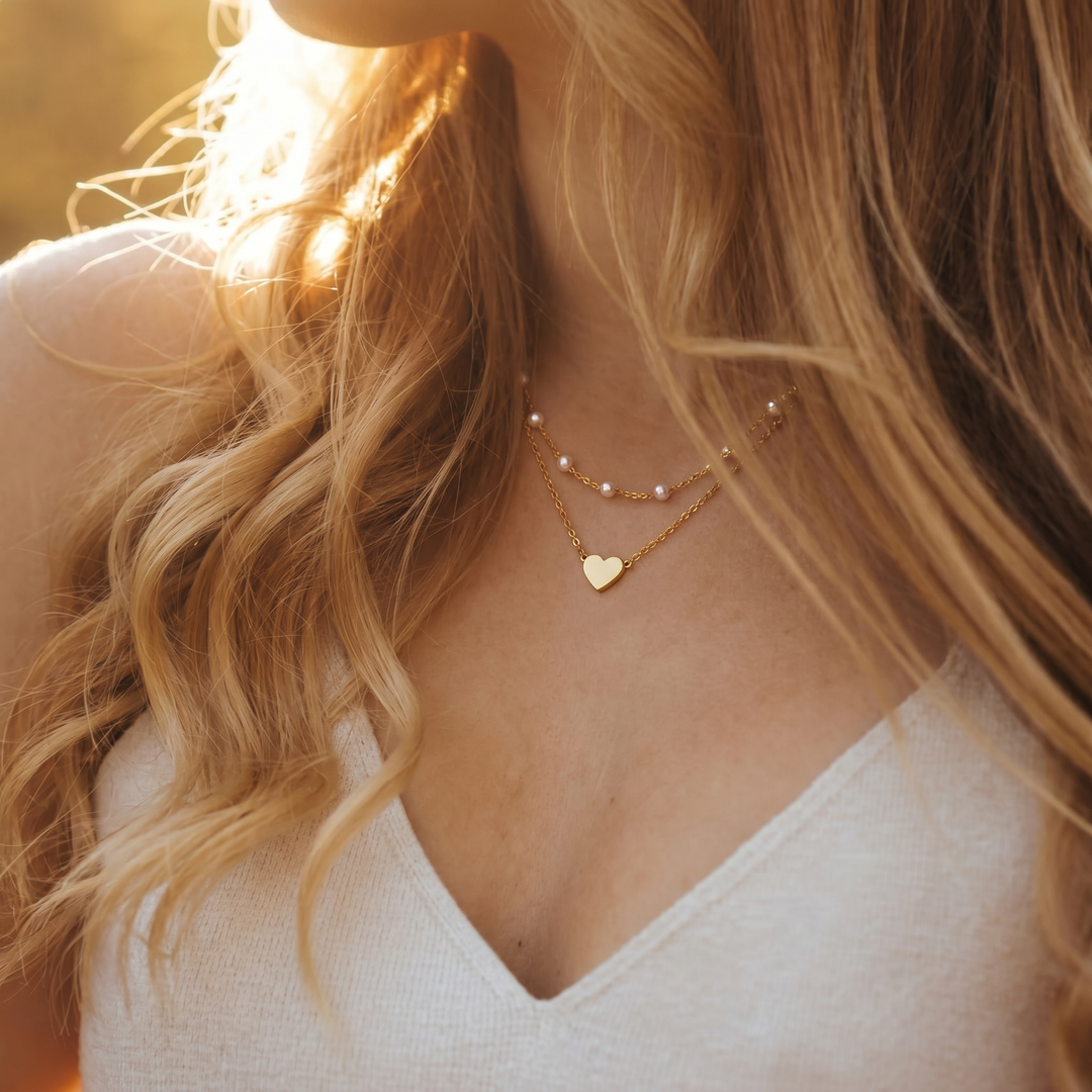 Elegant Minimalist Necklace & Bracelet Set