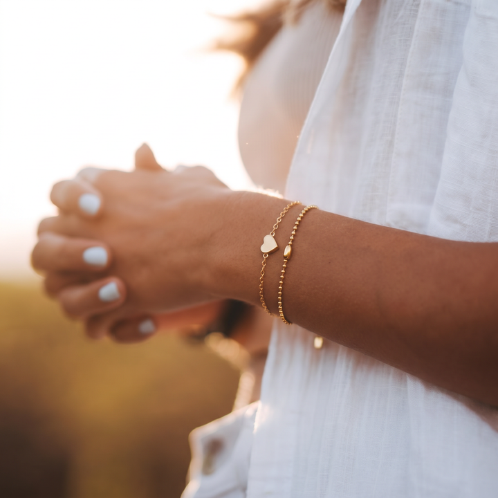 Elegant Minimalist Necklace & Bracelet Set