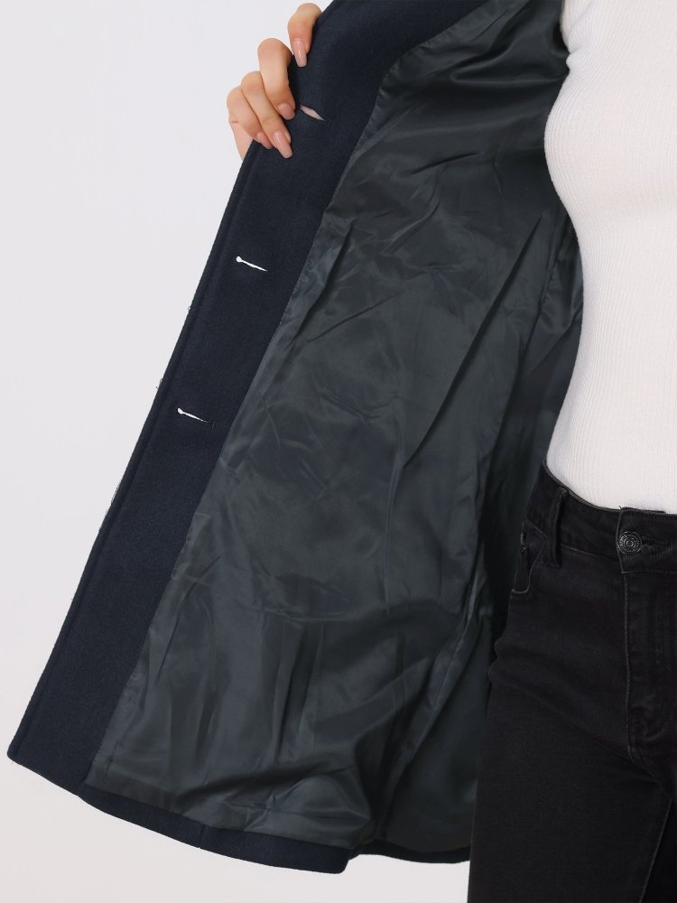 Emma – Classic Coat with Button Closure